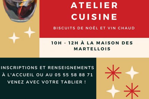 Atelier cuisine à la Maison des Martellois