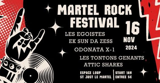 Martel Rock Festival le 16 novembre