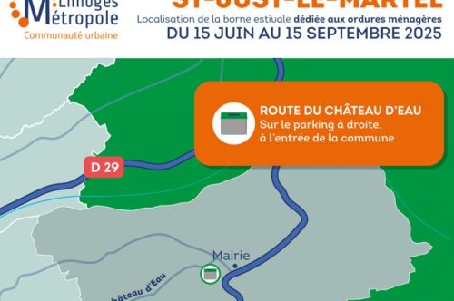 Mise en place de bornes temporaires