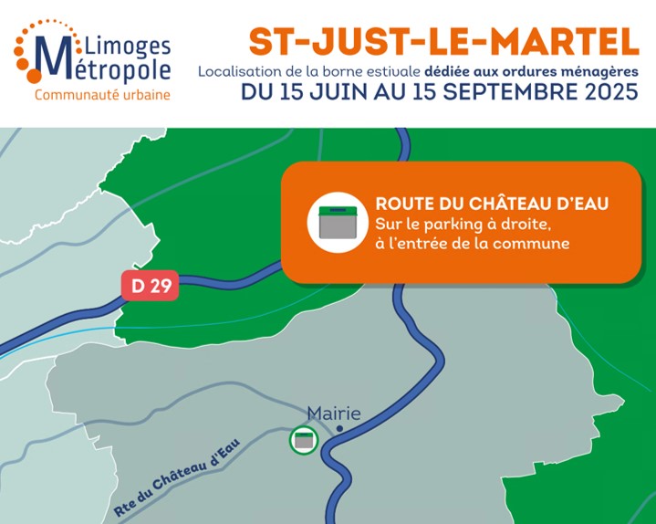 Mise en place de bornes temporaires