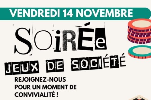 Soirée jeux de société