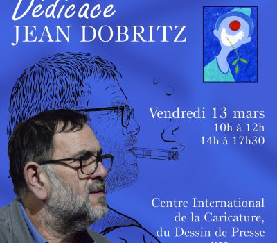 Dédicace Dobritz au centre international du dessin de presse