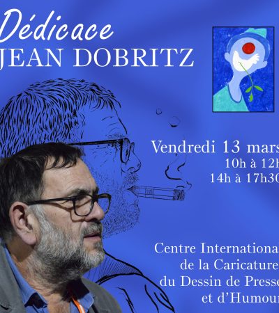 Dédicace Dobritz au centre international du dessin de presse