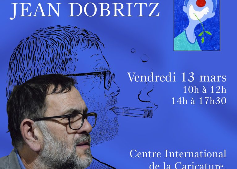 Dédicace Dobritz au centre international du dessin de presse