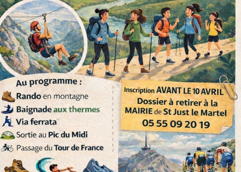 Séjour ados juillet 2026