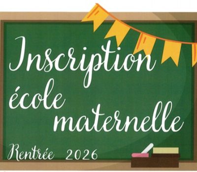 Ouverture des inscriptions scolaires