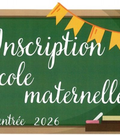 Ouverture des inscriptions scolaires