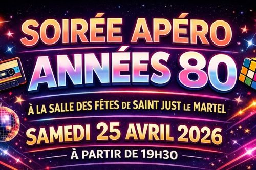 Soirée apéro années 80
