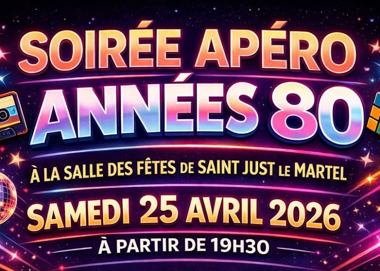 Soirée apéro années 80