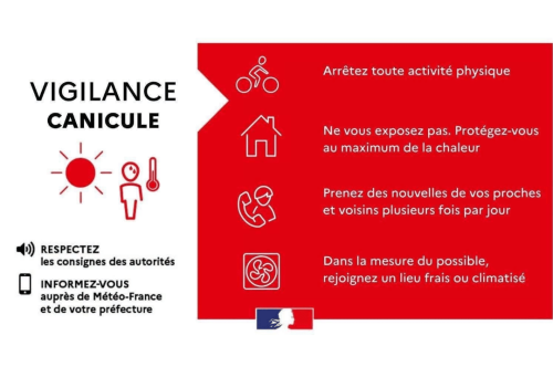 Vigilance canicule rouge : de nouvelles restrictions