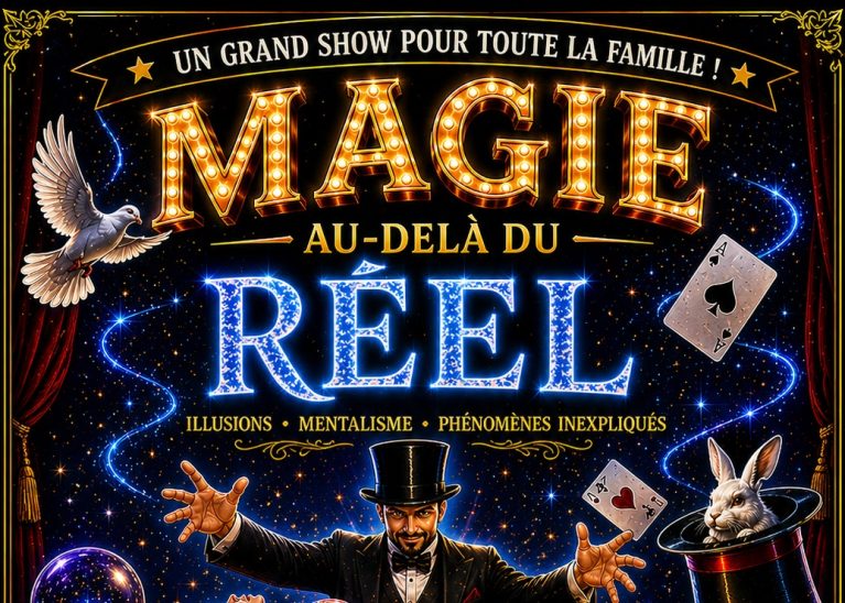 Spectacle « Magie, au-delà du réel » à l’espace Loup