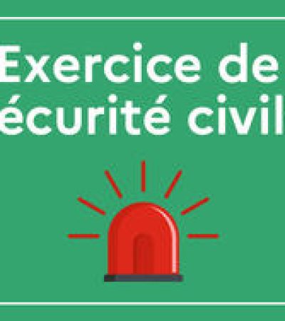 Exercice de sécurité civile le 13 octobre