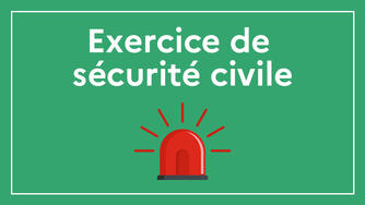 Exercice de sécurité civile le 13 octobre